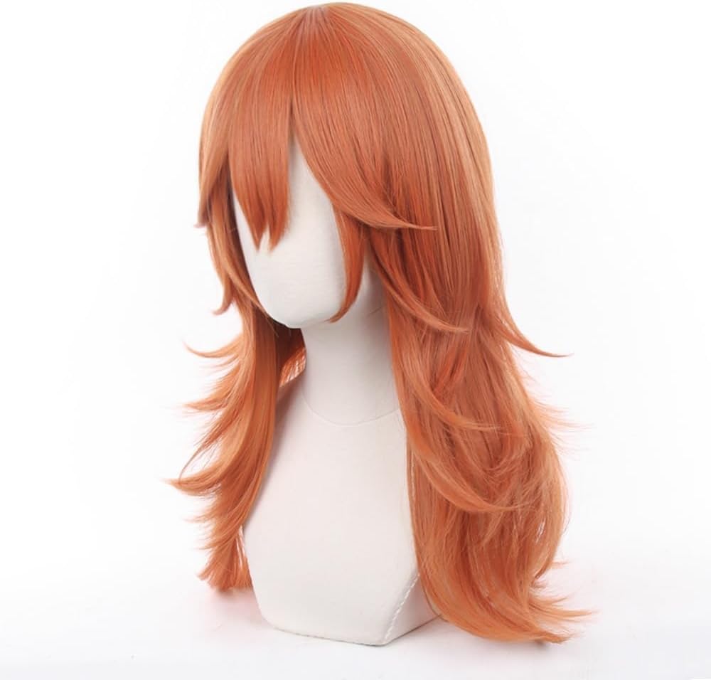 Akixen Chainsorman Angel Wig, Cosplay, Anime Wig, Hair Net, Gift, Event, Halloween, Christmas, Heat Resistant, Disguise, School Festivals, Cultural Festivals