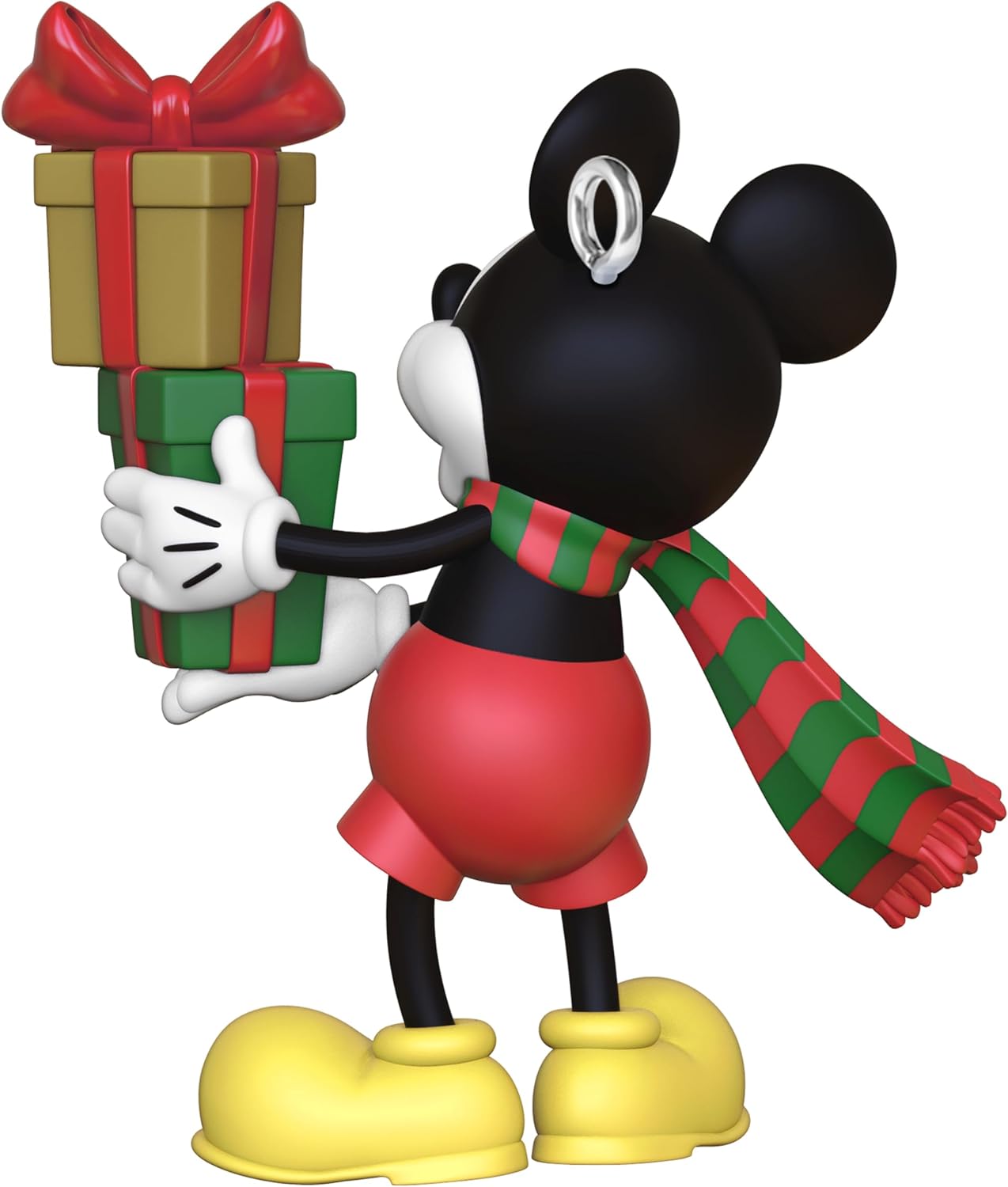Hallmark Keepsake Mini adorno de Navidad de 1.16 pulgadas, entrega especial de Mickey Mouse de Disney, regalos para fanáticos de Disney