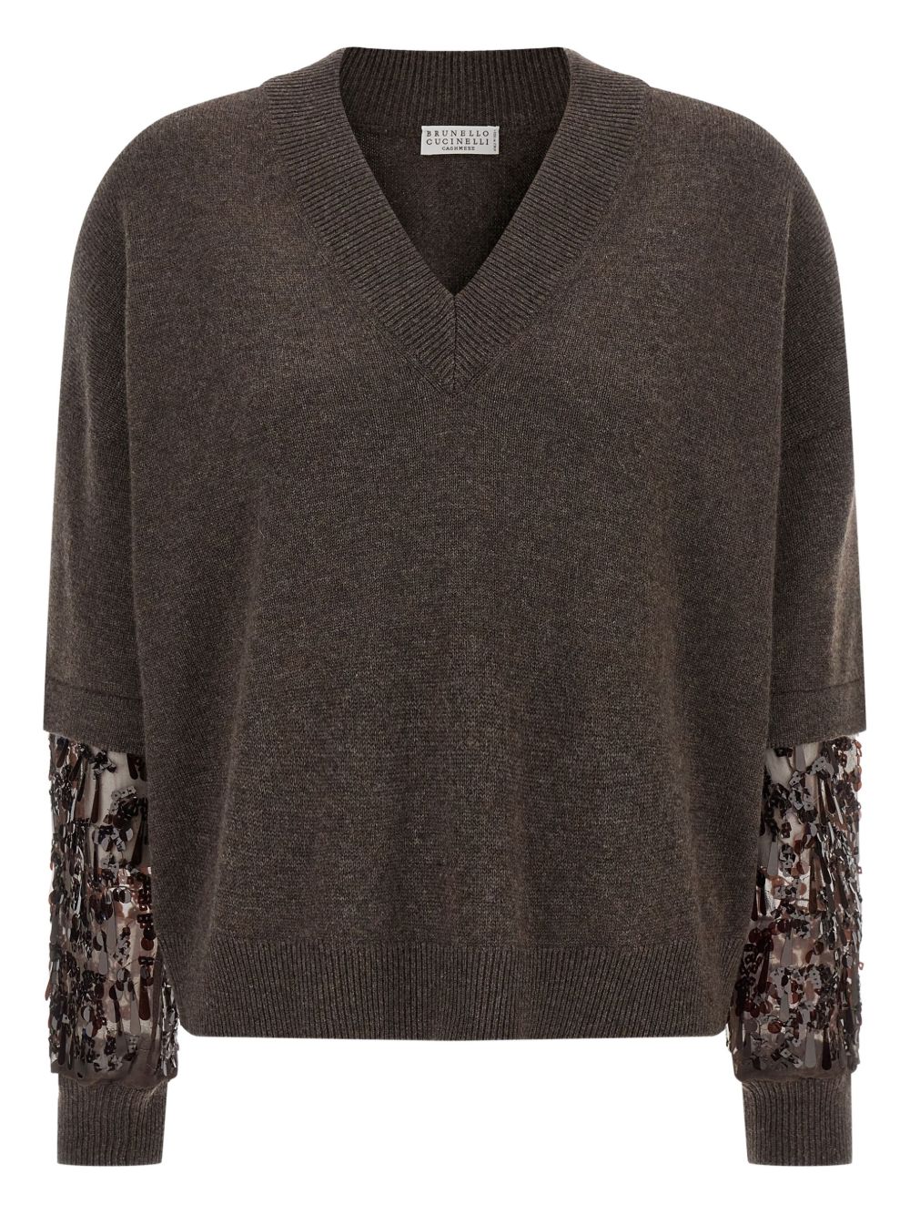 Brunello Cucinelli Cashmere V Necked Seater - Image 2