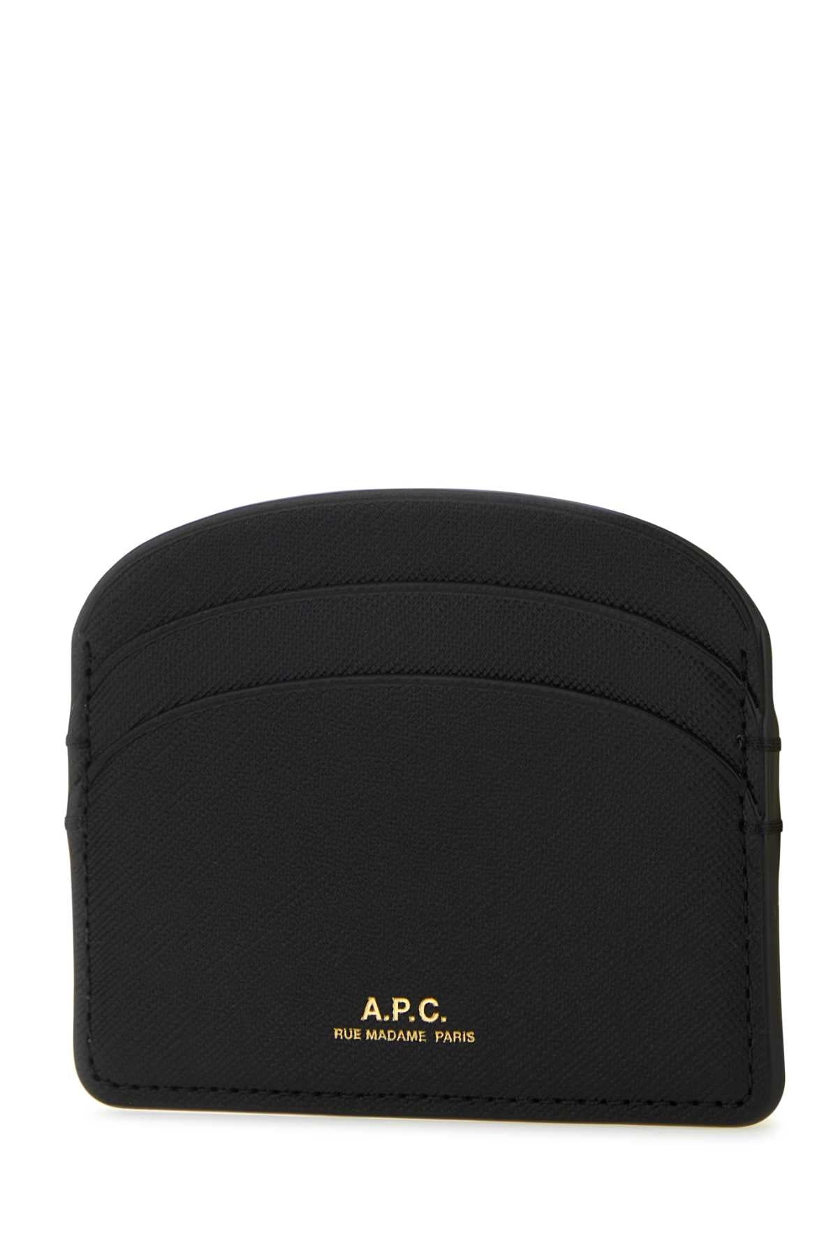 A.p.c. A.P.C.ブラックレザーデミルーンカードホルダー - Image 2