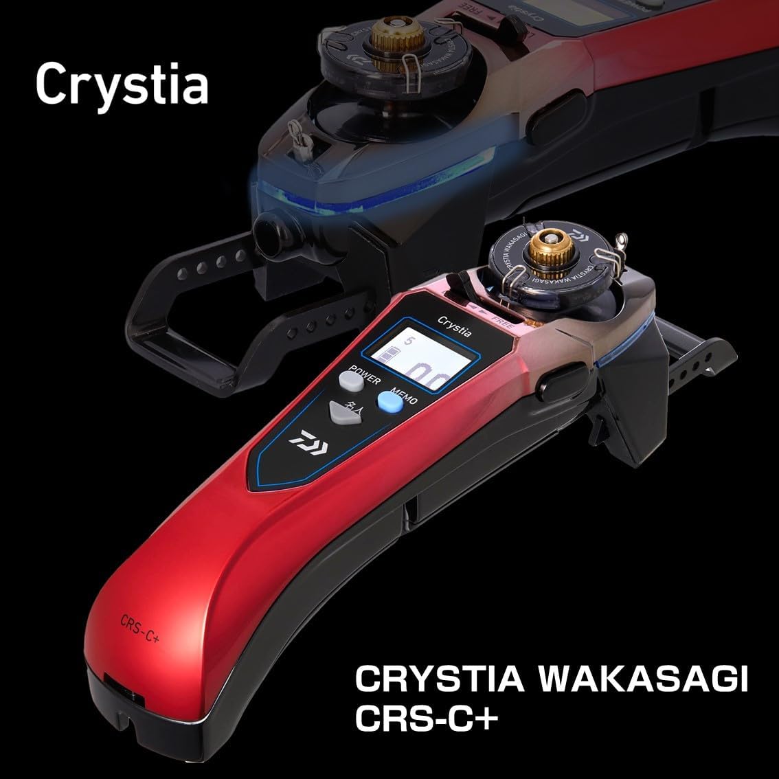 DAIWA CRS-C+ Electric Reel for Wakasagi Cristia Wakasagi Metal Gun Metal/White Gradient