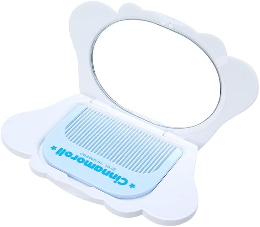 Sanrio Cinnamoroll Face-Shaped Mirror & Comb Set 963810 Plastic