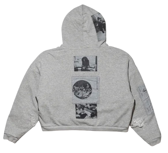 ENFANTS RICHES DÉPRIMÉS 'ASSEMBLAGE' ZIP UP HOODIE
