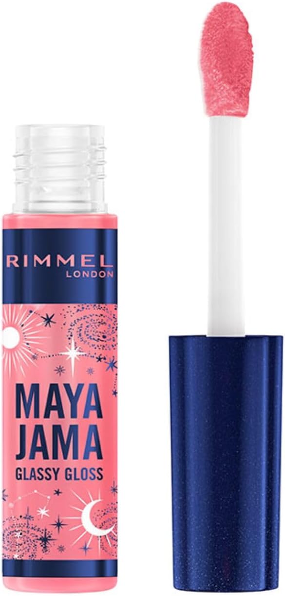RIMMEL MAYA JAMA Lip Gloss 16.9 fl oz (500 ml), Earth, 0.3 fl oz (10 ml)