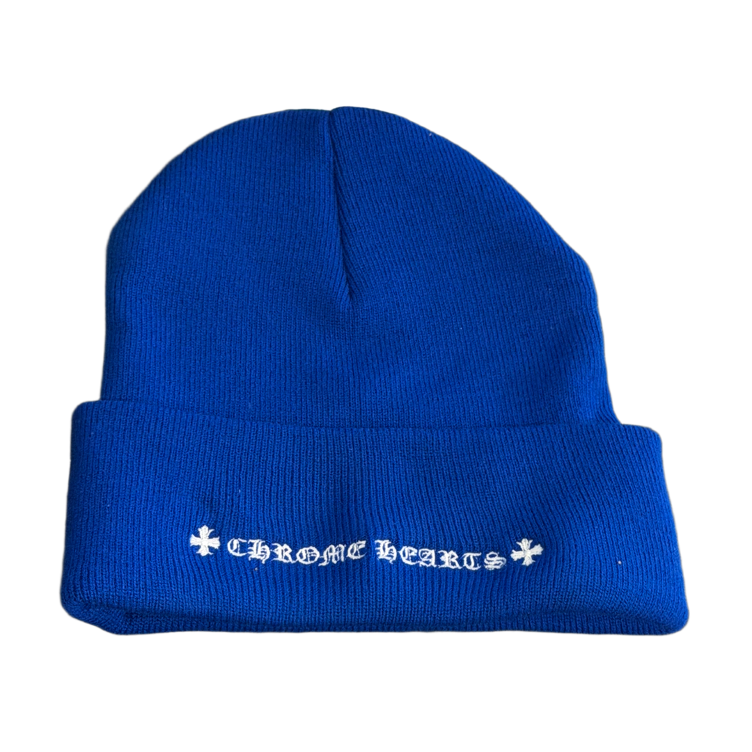 CHROME HEARTS 'BLUE' CH BEANIE