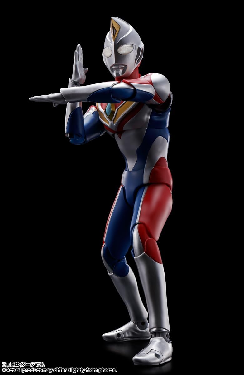 Tamashi Nations S.H. Figuarts (True Bone Carving Manufacturing Method), Ultraman Dyna, Flash Type, Approx. 5.9 inches (150 mm), PVC & ABS Pre-Painted Action Figure