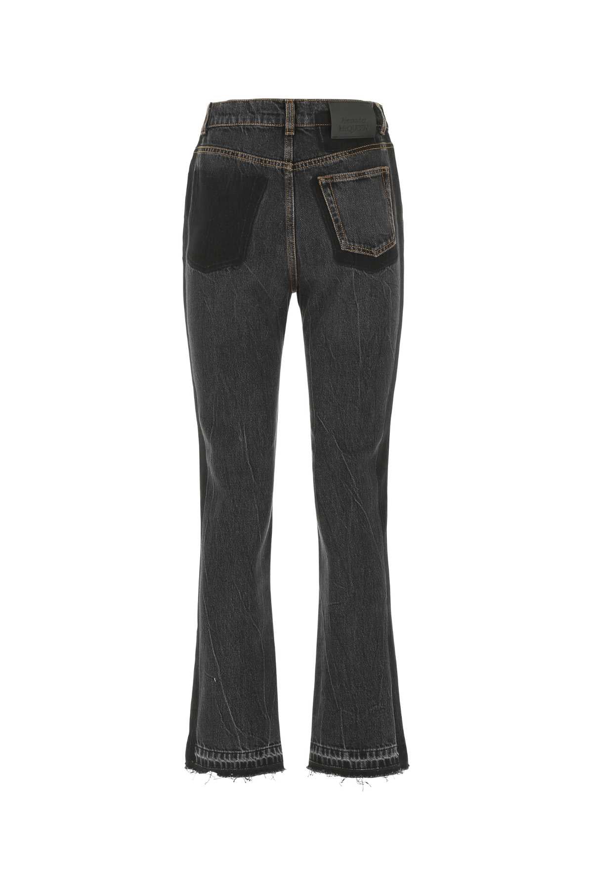 Alexander Mcqueen アレクサンダーマックイーンブラックデニムジーンズ - Image 2