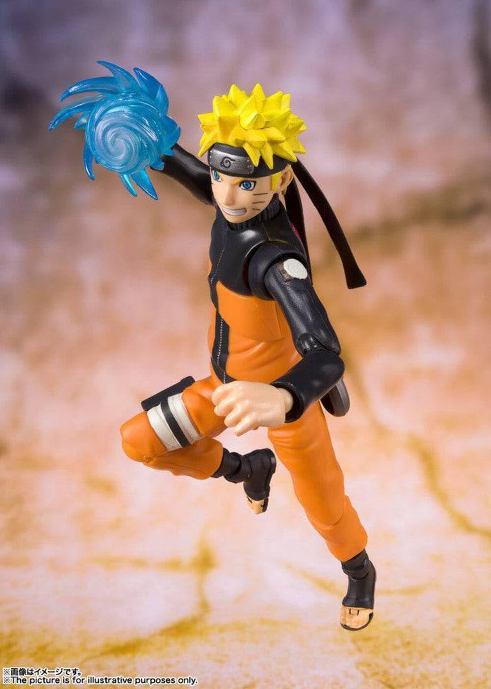 S.H. Figuarts Naruto Shippuden Naruto Uzumaki [BEST SELECTION] Approx. 5.5 inches (140 mm), PVC & ABS Pre-painted Action Figure