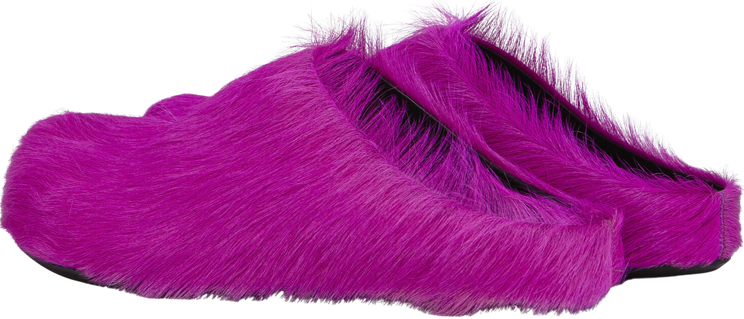 MARNI 'FUSCHIA' SABOT SLIPPERS
