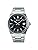 Seiko Selection S Series Men's Watch, Battery Operated Quartz, Silver, Dial: Black, Bracelet Type