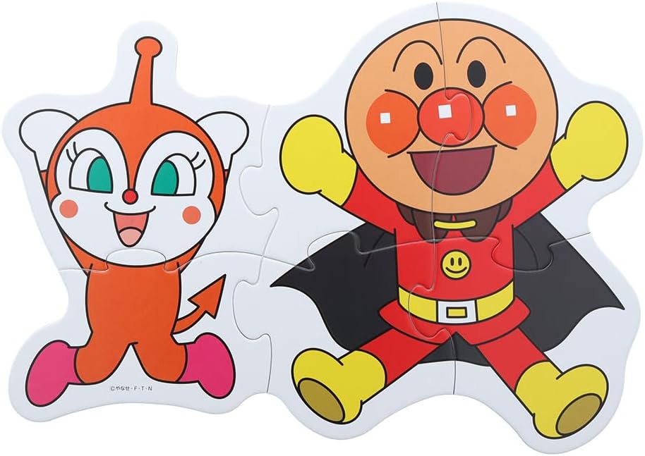 Sunstar Stationery Go for it! Anpanman My First Jigsaw Puzzle Step 2 Green 5280009C