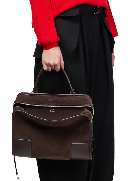 LOEWE Large Amazona 180 bag in suede - Image 2