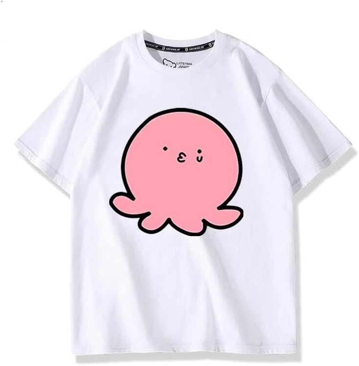 [イリック] タコピーの原罪 タコちゃん タコピー Tシャツ 半袖 インナーシャツ クルーネック 久世しずか シャツ 吸汗 通気 アニメ グッズ 応援イベント お出かけ 男女兼用 学園祭 通勤 通学 (カラー2,3XL) [並行輸入品]