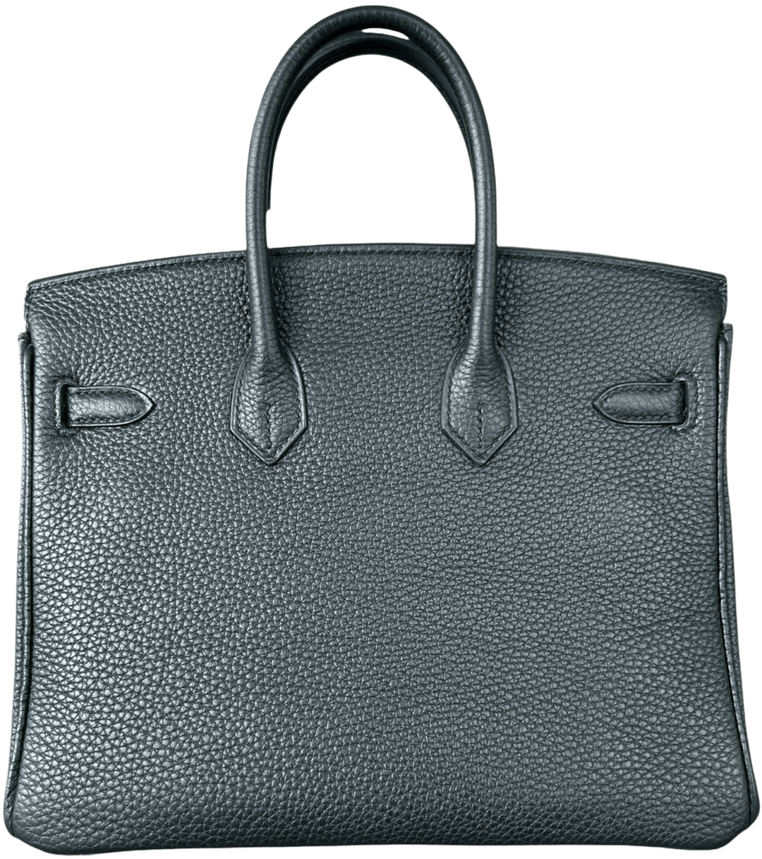 HERMÈS 'BLACK' PALLADIUM HARDWARE TOGO BIRKIN 25