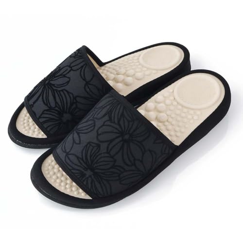 Women's Health Sandals, Salad Ball, Flocky Flower, Made in Japan, Health Slippers