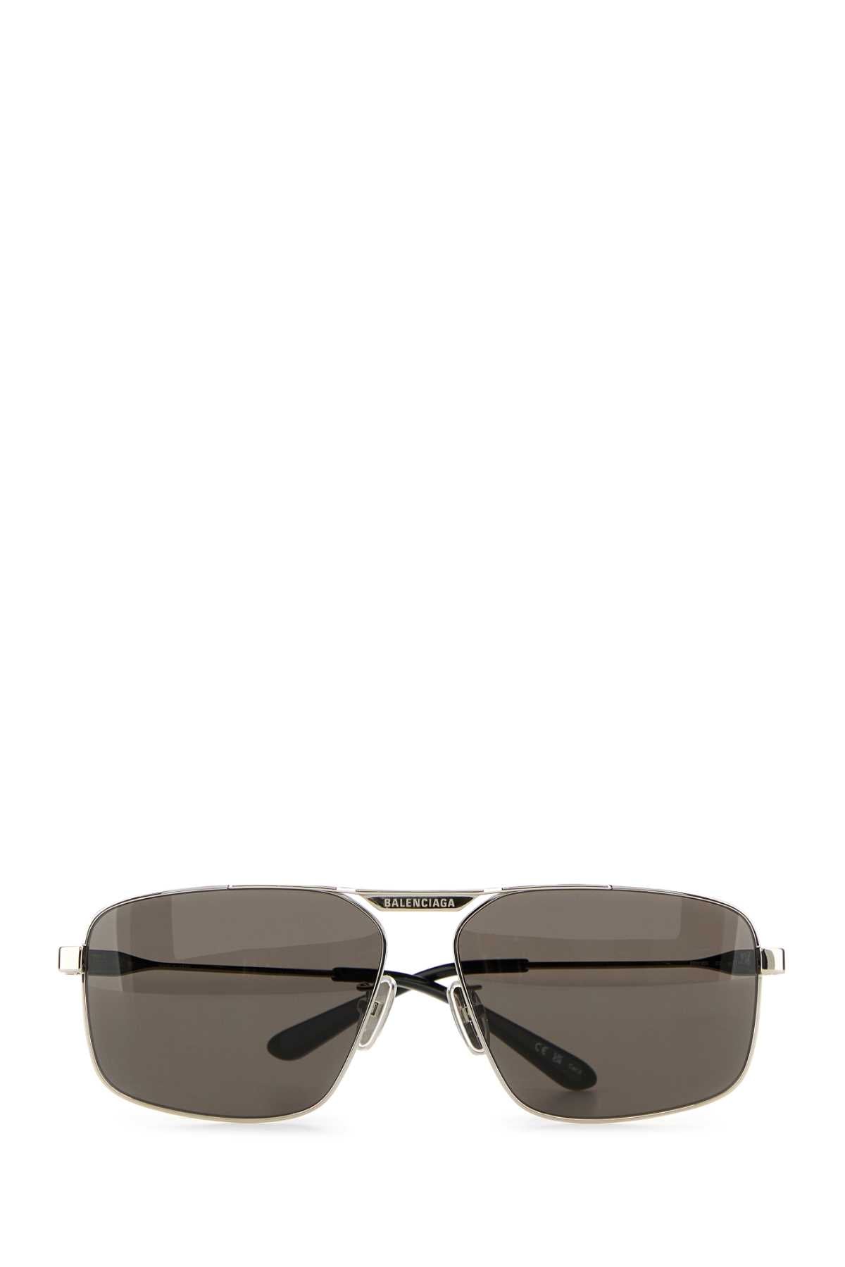 Balenciaga バレンシアガシルバーメタルサングラス - Image 2