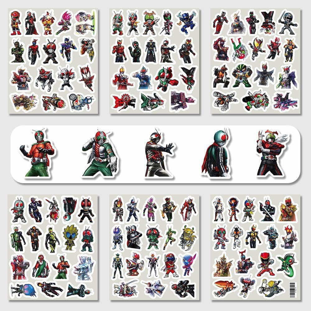 100枚入り 仮面ライダーガヴ シール ステッカー キッズ ご褒美（パターンが重複しない）アニメキャラクター 大人 子供 暇つぶし DIY 手作り デコレーション 手帳 日記 手紙 子供 防水 おしゃれ [並行輸入品]