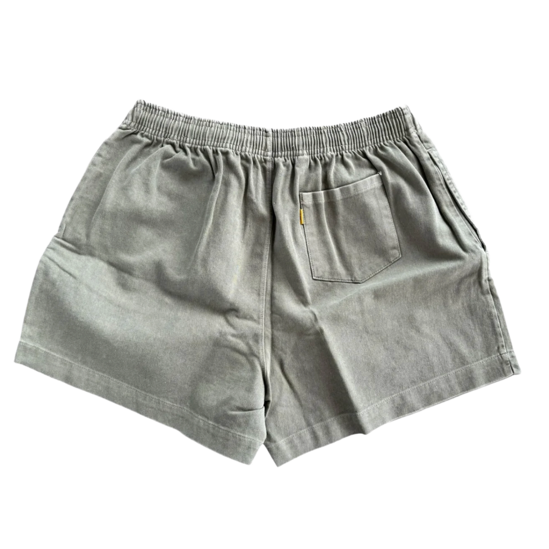 GALLERY DEPT 'OLIVE' LOGO ZUMA SHORTS