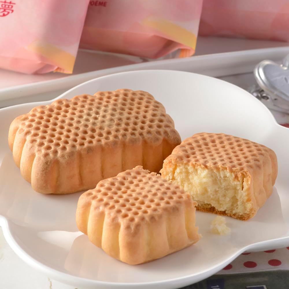Momei Dream Honpo Baby Ehime Dream Poem Souvenir, Setouchi Sweets, Bakery Gift, Popular, Order, Souvenir, Souvenir, Customizable, Souvenir, Yellow Flavor, Individually Packaged (21 Pieces)