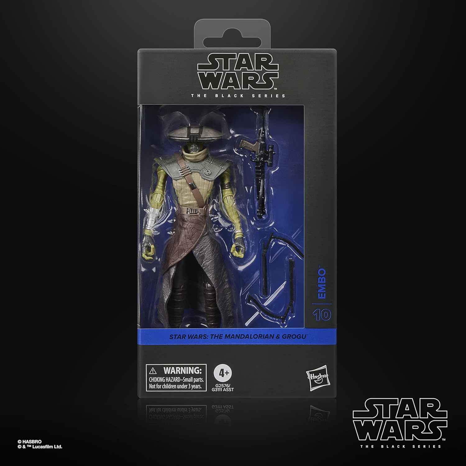 STAR WARS The Black Series Embo, The Mandalorian & Grogu - Figura de acción coleccionable prémium de 6 pulgadas