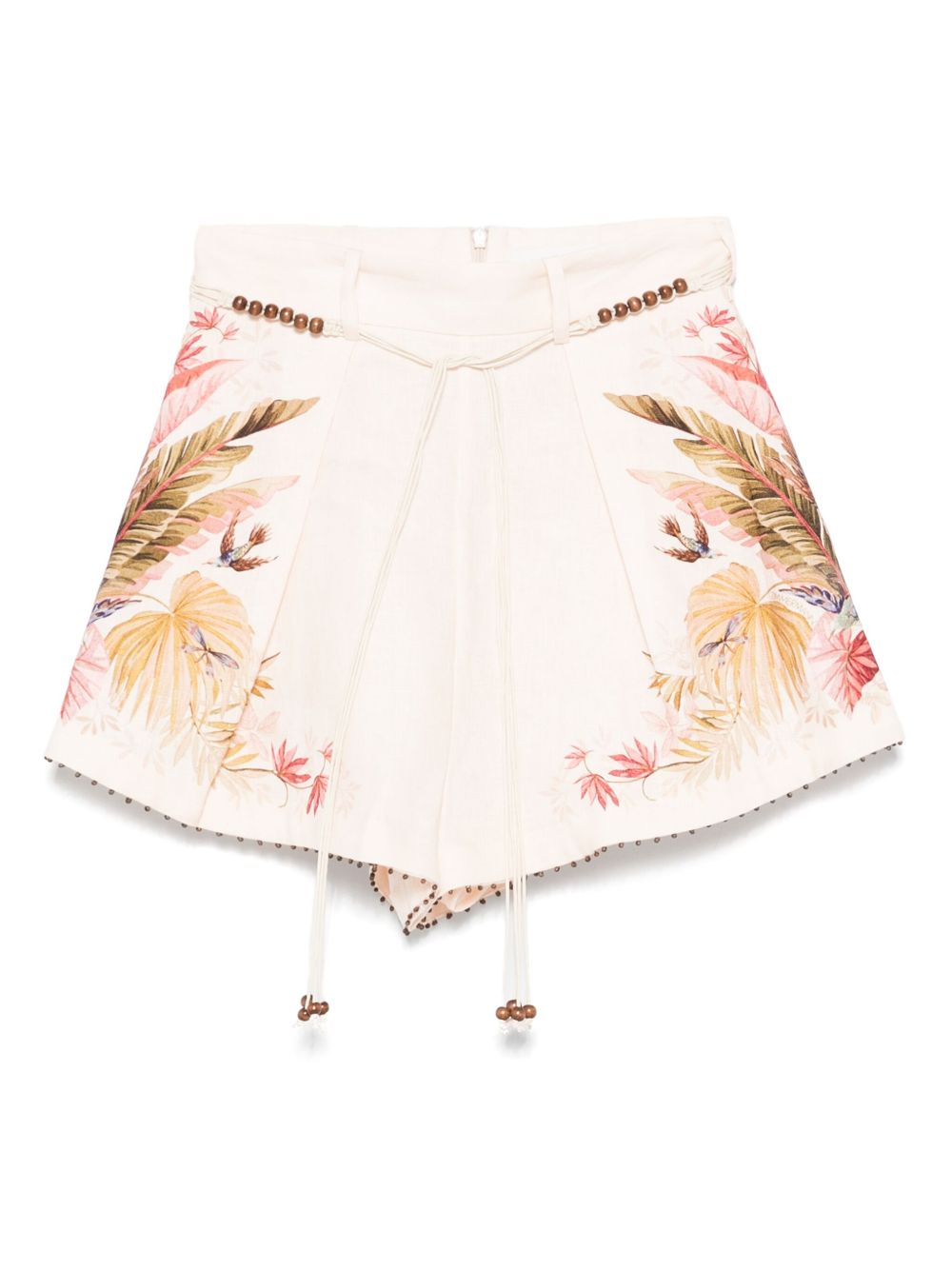 Zimmermann Zimmermann Ascensionプリントリネンショーツ - Image 2