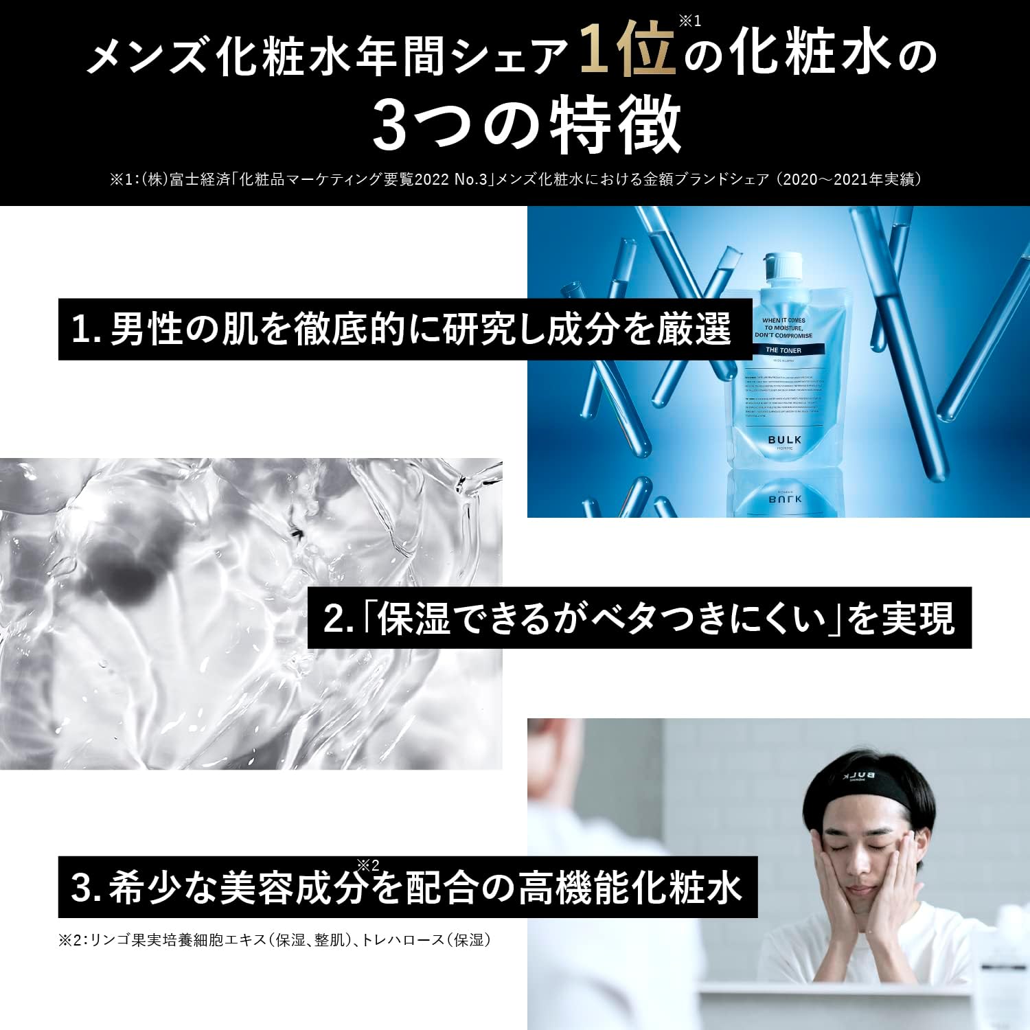 Bulk Homme Lotion, Men's, 6.8 fl oz (200 ml)