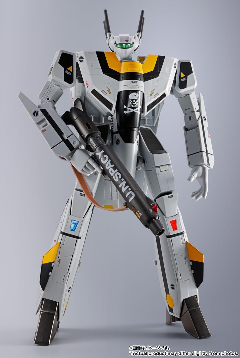 Tamashi Nations DX Chogokin Super Time Fortress Macross VF-1S Valkyrie Roy Foker Special Revival Ver. Approx. 11.0 inches (280 mm), ABS & Die-Cast & PVC Pre-Painted Action Figure