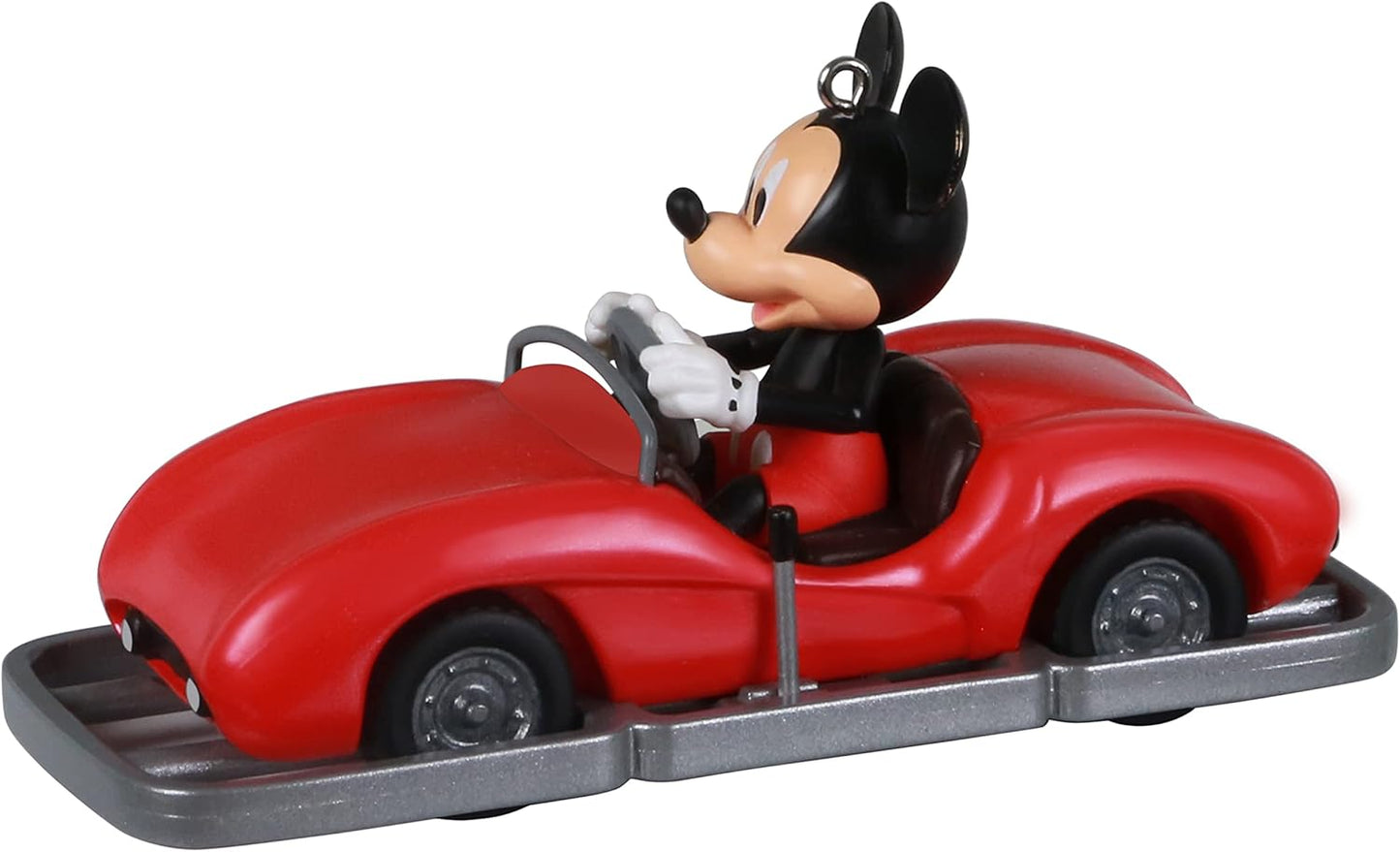 Hallmark Keepsake Adorno de Navidad 2021, Disney Autopia Mickey Mouse ¡Una autopista futurista para la diversión!