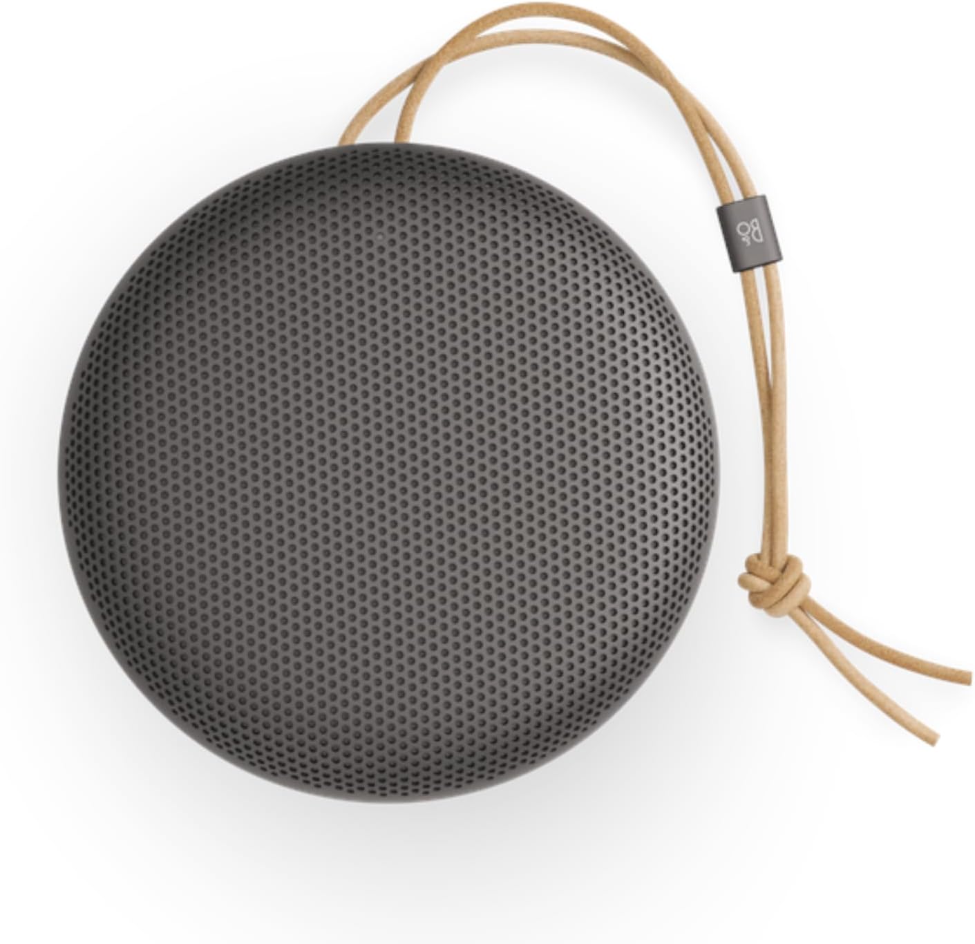 Bang & Olufsen Portable Speaker Beosound A1 3rd Gen Warm Granite Bluetooth Wireless IP67 Certified Waterproof Dustproof Video Conferencing 24-Hour Playback
