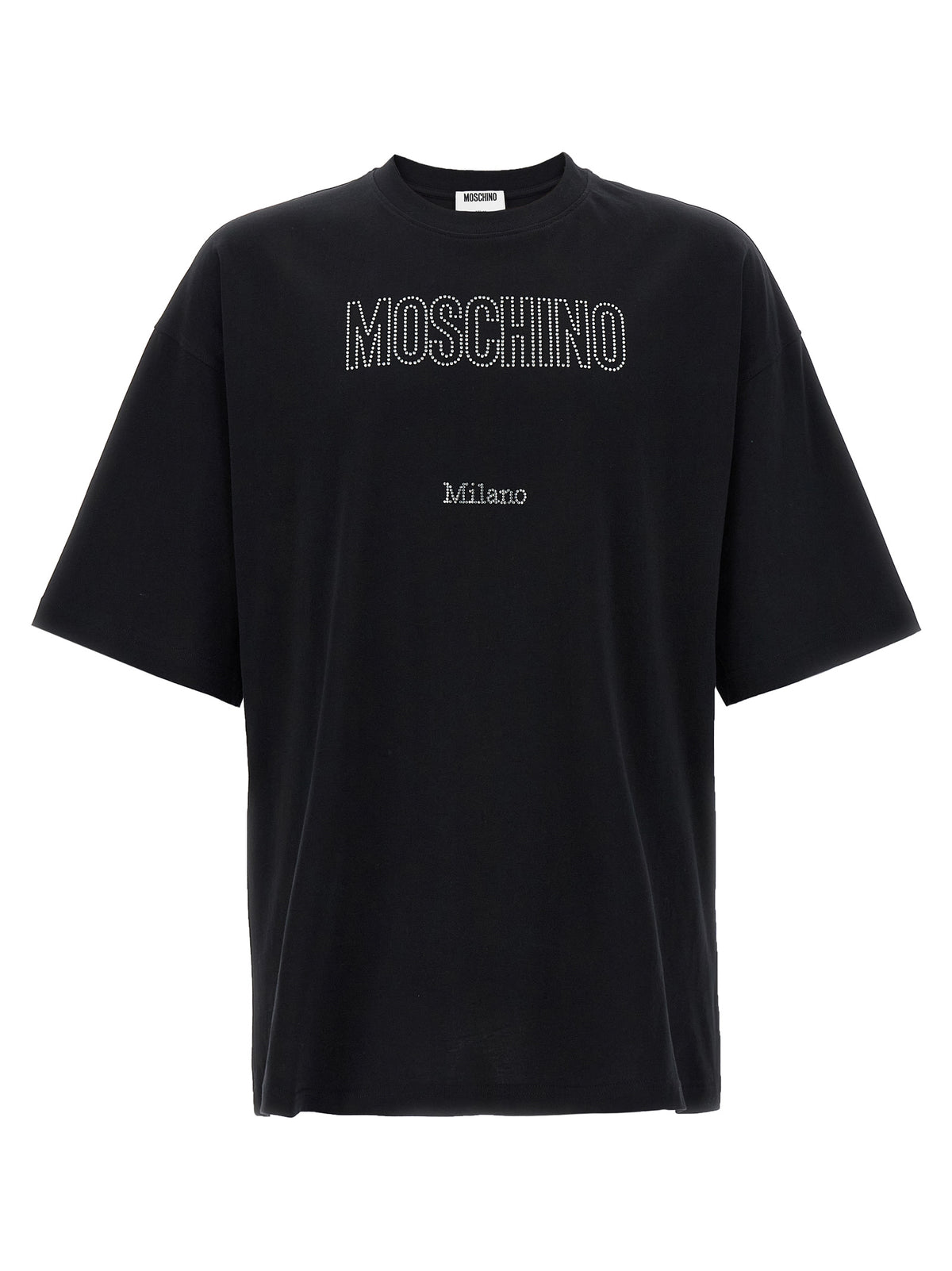 Moschino モスキーノラインストーンロゴTシャツ - Image 2