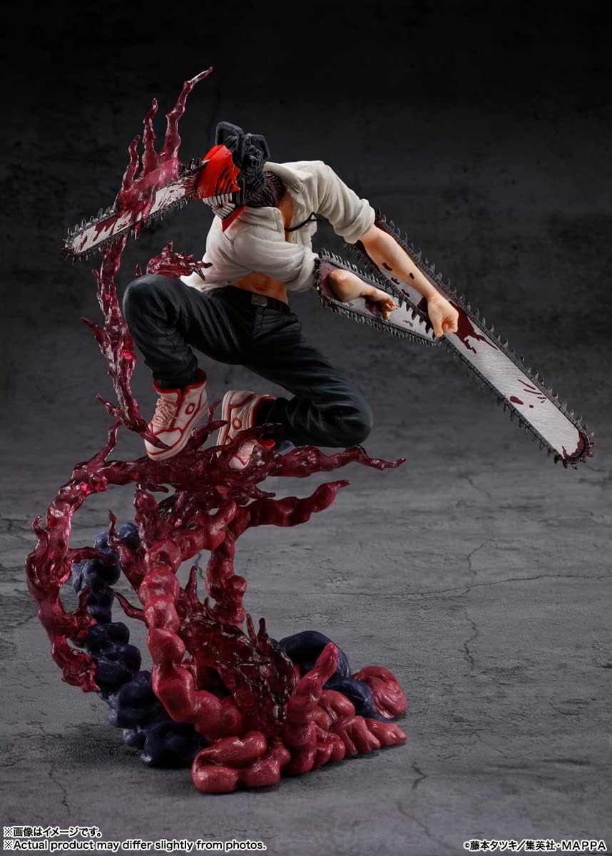 Figuarts Zero BAS65052 Chainsaw Man, Approx. 8.3 inches (210 mm), PVC & ABS, Pre-painted Complete Figure