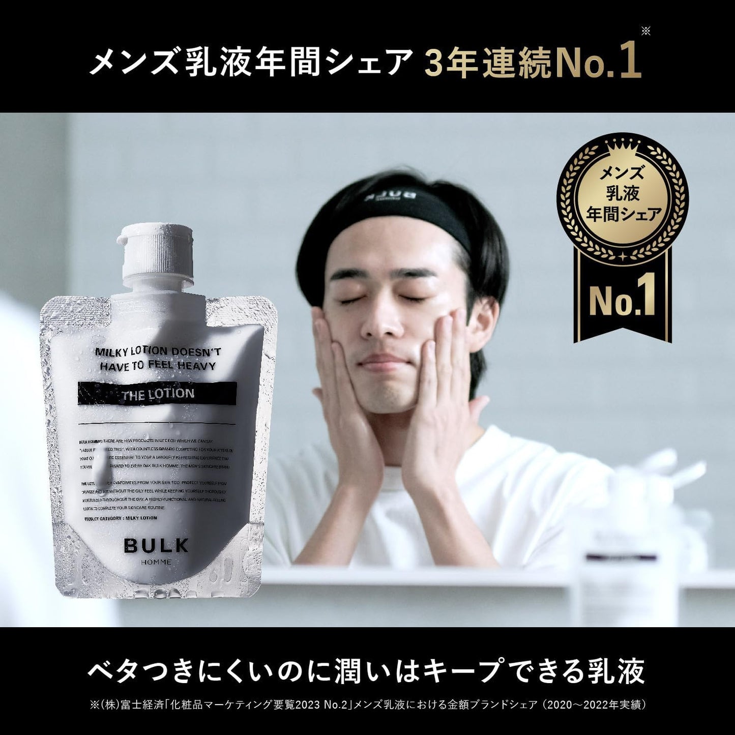 Bulk Homme Milky Lotion for Men 3.5 oz (100 g)