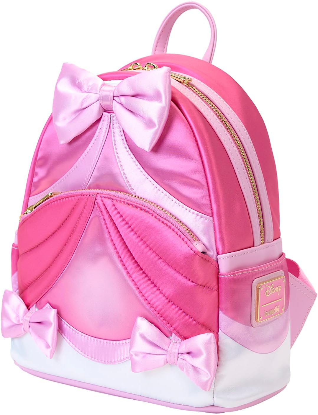 Loungefly Disney Cenicienta 75 Aniversario Lazo Rosa Mini Mochila