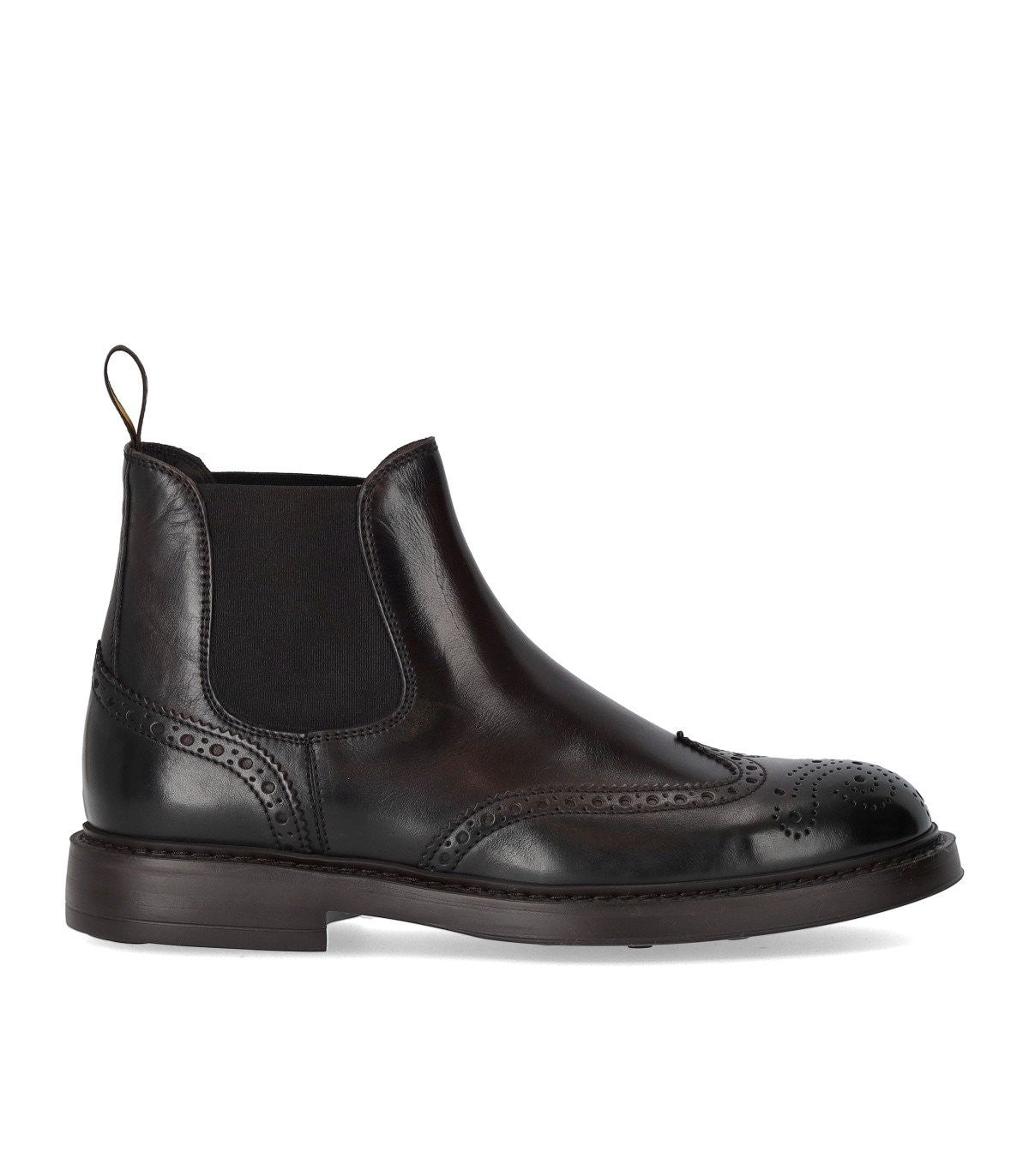 Doucals ドゥーカル 'S Triumph Dark Brown Chelsea Boot - Image 2