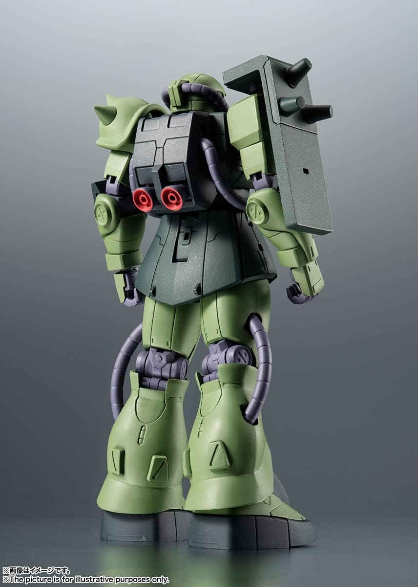 Robot Spirits BAS62984 Mobile Suit Gundam 08th MS Platoon [SIDE MS] MS-06JC Land Battle Type Zaku II JC Type Version A.N.I.M.E. Approx. 4.9 inches (125 mm), PVC & ABS Pre-painted Action Figure