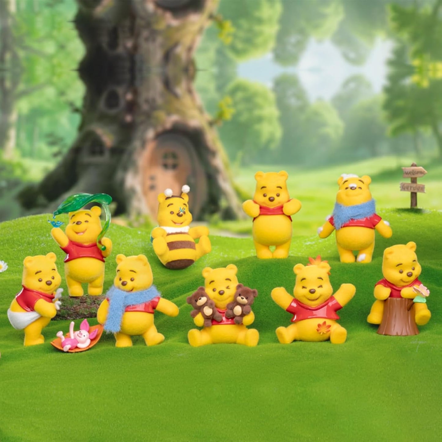 TOP TOY Disney (Disney) Winnie the Pooh Happy Every Day 2.0 Series [1 Piece] Gacha Gacha Blind Box Figure Soft Vinyl PVC Premium Toy Birthday Present Winnie the Pooh For Character Collectors