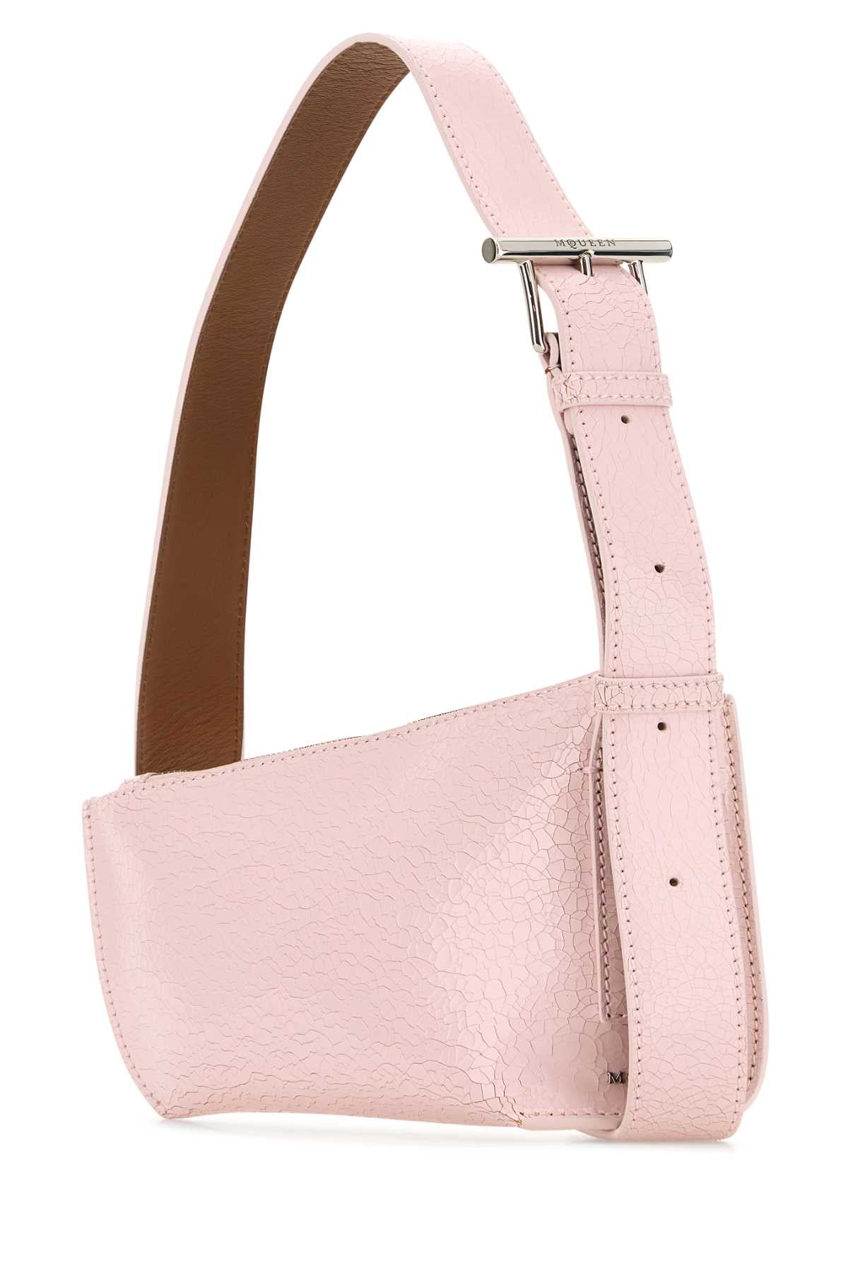 Alexander Mcqueen アレクサンダーマックイーンピンクレザースリングTバークロスボディバッグ - Image 2