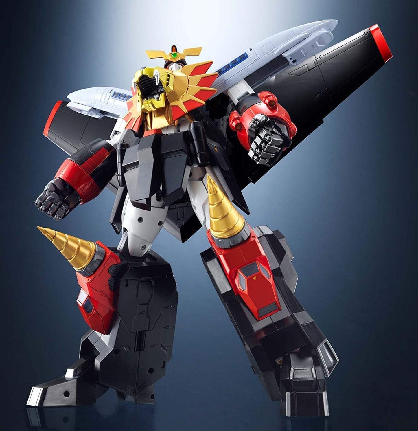 Soul of Chogokin GX-68 The King of Braves GaoGaiGar PVC & ABS & Die Cast Pre-painted Action Figure (Resale) Approx. 10.2 inches (260 mm)