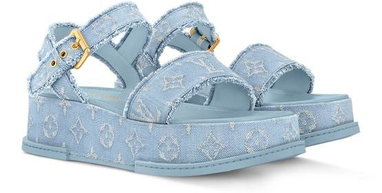 LOUIS VUITTON Maya Flatform Sandal - Image 2