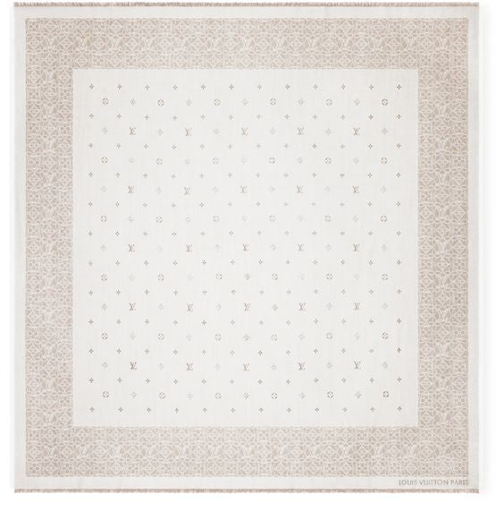 LOUIS VUITTON Cloudy Monogram Shawl - Image 2