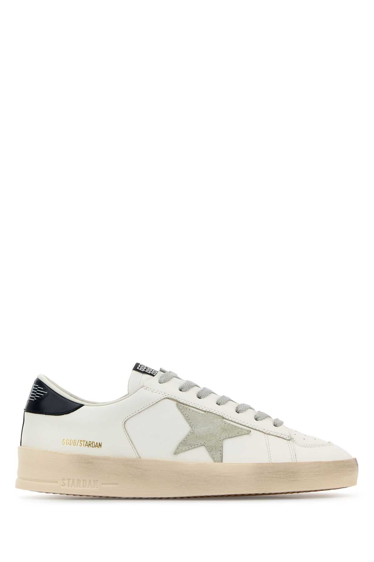 Golden Golden Goose Deluxe Brand White Leather Stardanスニーカー - Image 2