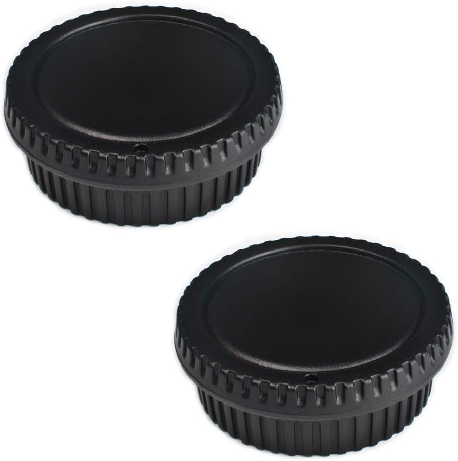VKO Camera Body Cap and Rear Lens Cap for Canon EOS Kiss F/X50/9000D/8000D/X9i/X9/X8i/X7i/X7/X6/X6i/X5/X80/X70/N80D/77D/70D/60D/6D/7D Mark II/5D Mark III/5D Mark IV etc. (set of 2)