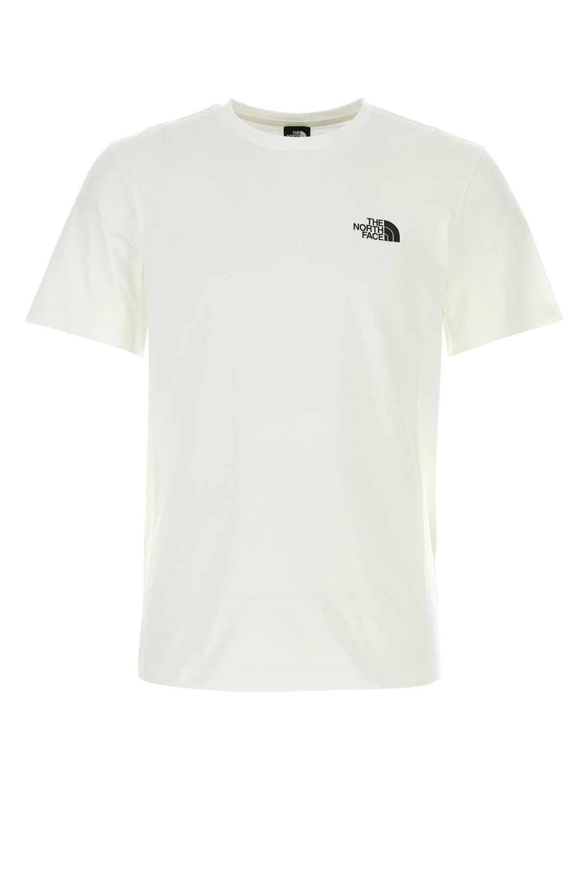 The The North Face White Cotton Blend T Shirt - Image 2