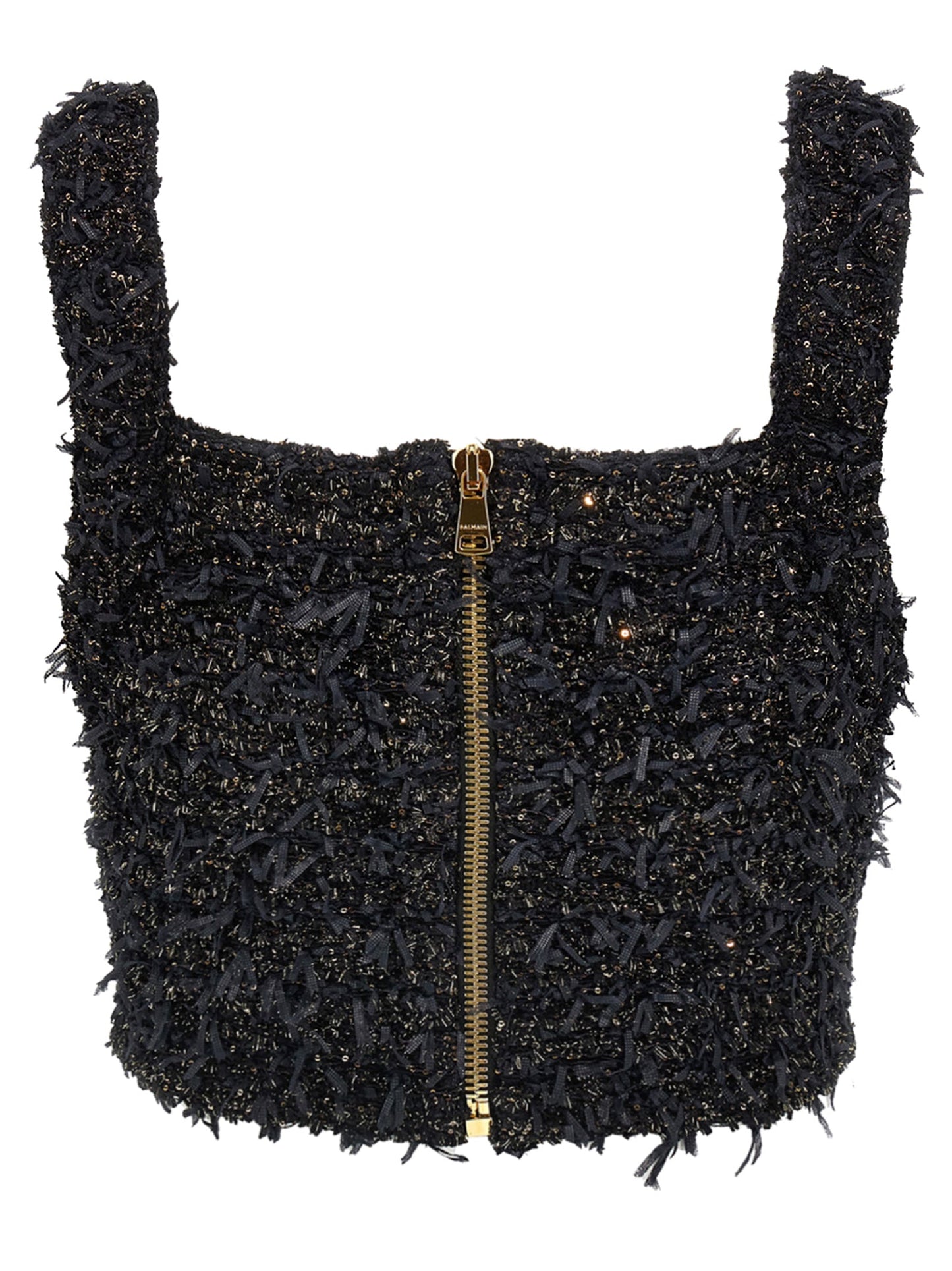 Balmain Lurex Tweed Top - Image 2