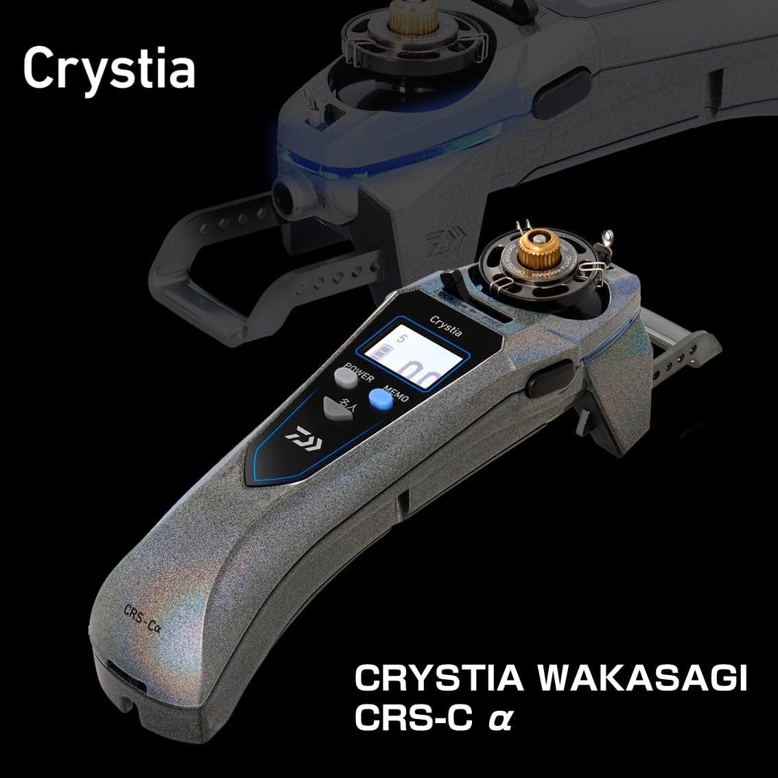 Daiwa Wakasagi CRS-Cα Electric Reel for Wakasagi (Compatible with DAIWA CONNECTED), Cristia Wakasagi, Nebula Silver