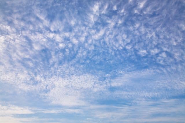 【2027年カレンダー】【空のポストカード】三重県伊勢市 青空に広がるうろこ雲 はがき お土産 ハガキ 撮影/絶景.com