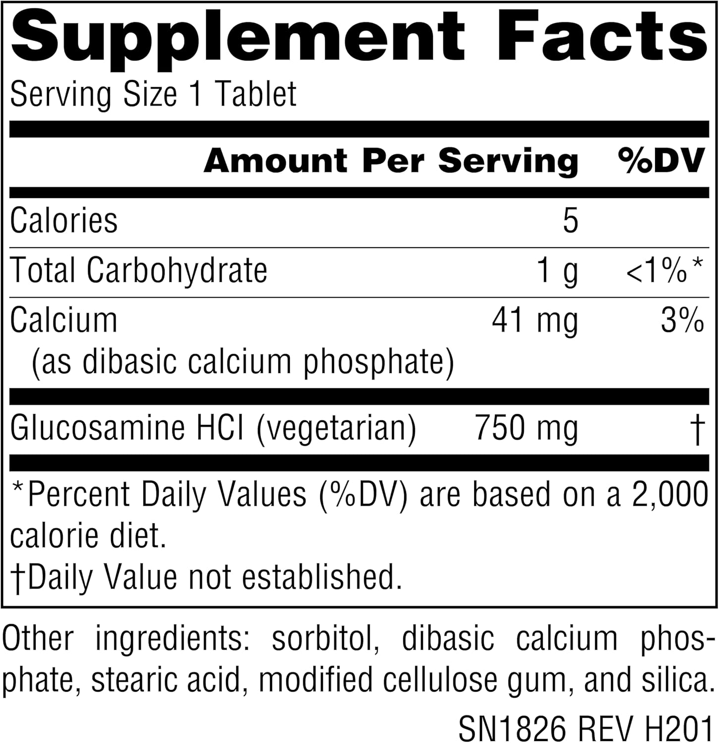 海外直送品Source Naturals Vegetarian Glucosamine, 240 Tabs 750 mg