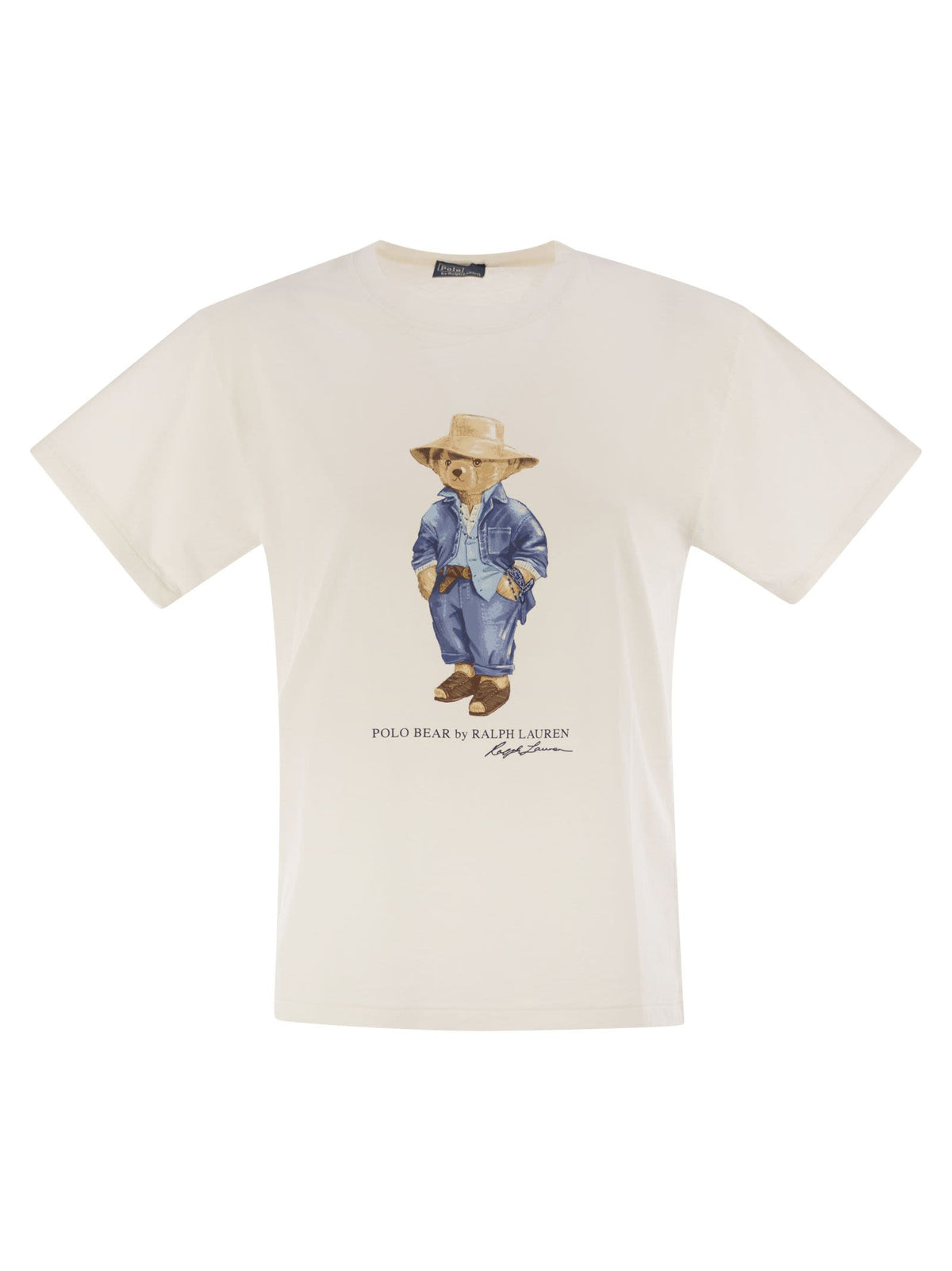 Polo ポロラフローレンポロベアTシャツのコットンジャージー - Image 2