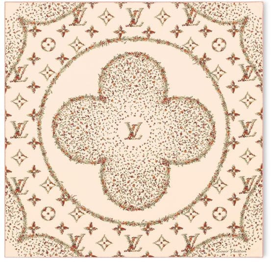 LOUIS VUITTON Monogram Flowers Square 90 - Image 2