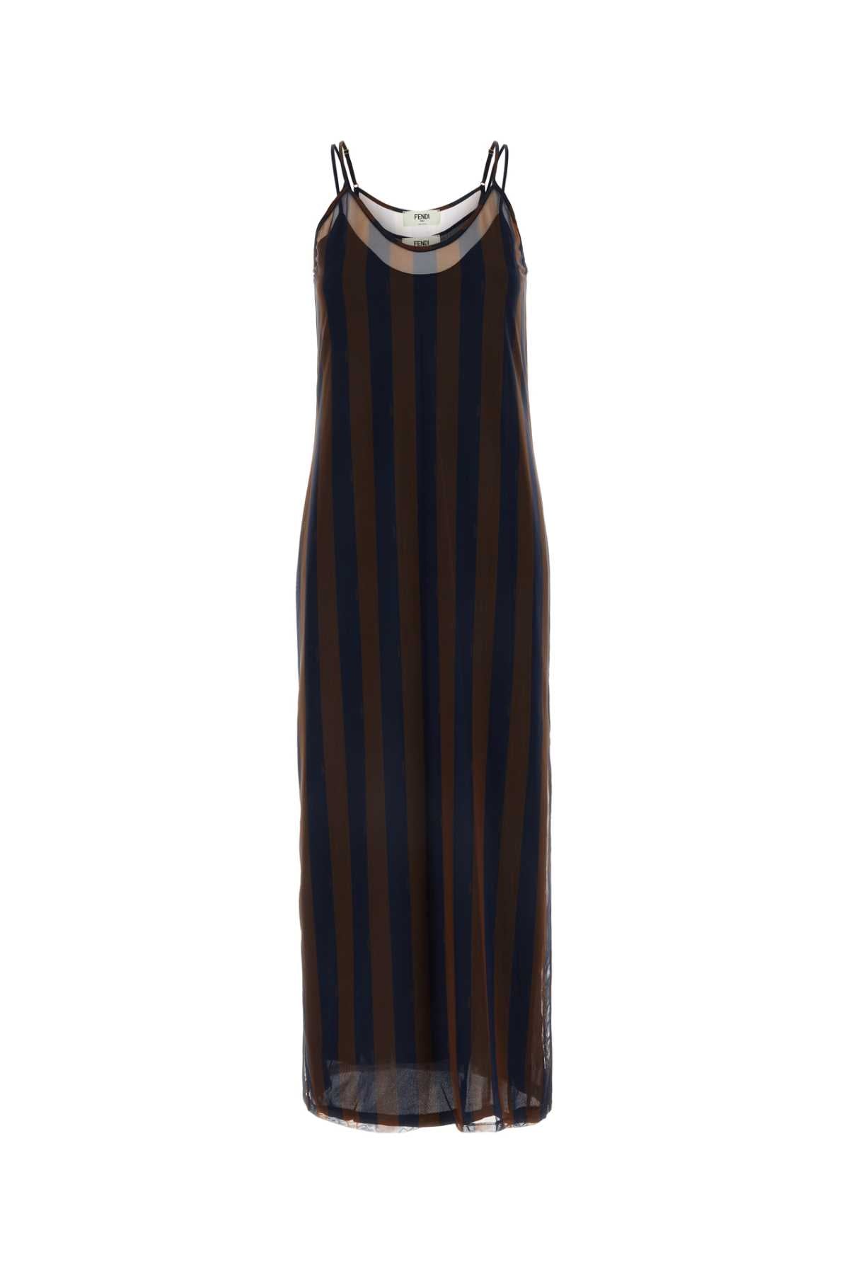 Fendi フェンディプリントストレッチチュールドレス - Image 2
